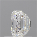 Natural Diamond 1.01 Carats, Asscher with  Cut, I Color, IF Clarity and Certified by GIA