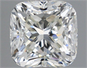 Diamante Natural 0.90 quilates, Del cojín , Color J, claridad VVS2 y certificado GIA