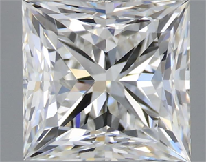 Picture of Natural Diamond 2.00 Carats, Princess with  Cut, I Color, VS1 Clarity and Certified by GIA