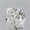 Natural Diamond 6.02 Carats, Cushion with  Cut, J Color, SI2 Clarity and Certified by GIA