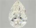 Natural Diamond 10.00 Carats, Pear with  Cut, K Color, SI1 Clarity and Certified by HRD