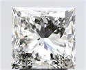 Diamante Natural 3.01 quilates, Princesa , Color G, claridad I1 y certificado HRD