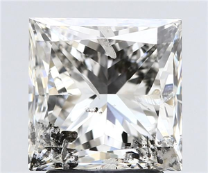 Foto Diamante Natural 3.01 quilates, Princesa , Color G, claridad I1 y certificado HRD de