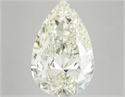 Natural Diamond 7.57 Carats, Pear with  Cut, K Color, VVS2 Clarity and Certified by HRD