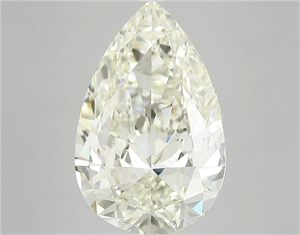 Picture of Natural Diamond 7.57 Carats, Pear with  Cut, K Color, VVS2 Clarity and Certified by HRD