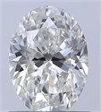 Diamante Natural 0.80 quilates, Ovalado , Color H, claridad VVS1 y certificado GIA
