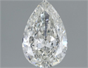 Natural Diamond 0.80 Carats, Pear with  Cut, H Color, VS2 Clarity and Certified by IGI