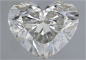 Natural Diamond 0.60 Carats, Heart with  Cut, K Color, VS2 Clarity and Certified by GIA