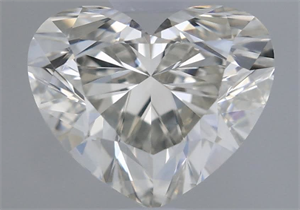 Picture of Natural Diamond 0.60 Carats, Heart with  Cut, K Color, VS2 Clarity and Certified by GIA