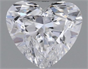 Natural Diamond 0.32 Carats, Heart with  Cut, E Color, SI2 Clarity and Certified by GIA