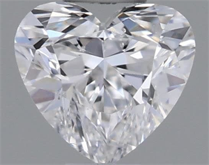 Picture of Natural Diamond 0.32 Carats, Heart with  Cut, E Color, SI2 Clarity and Certified by GIA