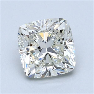 Foto Diamante Natural 1.81 quilates, Del cojín , Color J, claridad SI1 y certificado GIA de