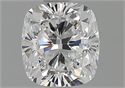 Natural Diamond 1.02 Carats, Cushion with  Cut, E Color, VS2 Clarity and Certified by GIA