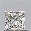 Diamante Natural 0.50 quilates, Princesa , Color I, claridad VVS2 y certificado GIA