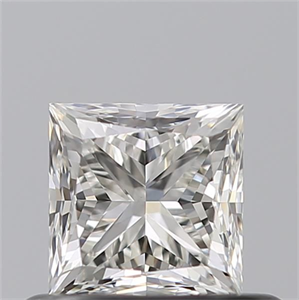 Foto Diamante Natural 0.50 quilates, Princesa , Color I, claridad VVS2 y certificado GIA de