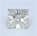 Natural Diamond 1.81 Carats, Princess with  Cut, J Color, VS2 Clarity and Certified by GIA