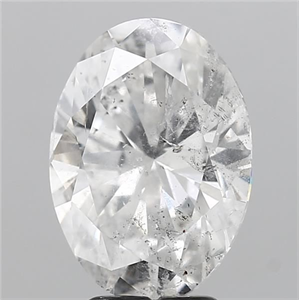 Foto Diamante Natural 4.03 quilates, Ovalado , Color F, claridad I1 y certificado HRD de