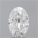 Diamante Natural 2.00 quilates, Ovalado , Color F, claridad I1 y certificado HRD