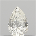 Natural Diamond 0.25 Carats, Pear with  Cut, J Color, VS1 Clarity and Certified by IGI