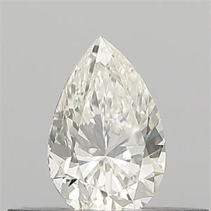 Picture of Natural Diamond 0.25 Carats, Pear with  Cut, J Color, VS1 Clarity and Certified by IGI