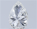 Natural Diamond 0.70 Carats, Pear with  Cut, I Color, SI1 Clarity and Certified by GIA