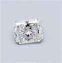 Diamante Natural 0.35 quilates, Radiante , Color E, claridad VVS2 y certificado GIA