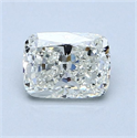 Natural Diamond 1.02 Carats, Cushion with  Cut, J Color, SI1 Clarity and Certified by GIA