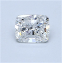 Natural Diamond 0.74 Carats, Cushion with  Cut, F Color, VS2 Clarity and Certified by GIA