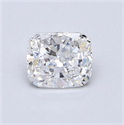 Natural Diamond 0.72 Carats, Cushion with  Cut, D Color, SI1 Clarity and Certified by GIA