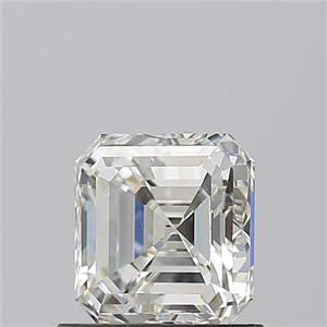 Picture of Natural Diamond 1.00 Carats, Asscher with  Cut, J Color, VS2 Clarity and Certified by GIA