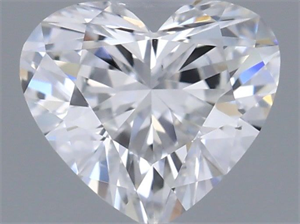 Foto Diamante Natural 0.41 quilates, Corazón , Color D, claridad VS2 y certificado GIA de