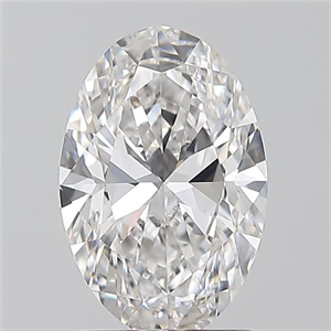 Foto Diamante Natural 1.50 quilates, Ovalado , Color E, claridad VS1 y certificado GIA de