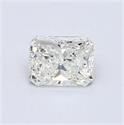 Natural Diamond 0.61 Carats, Radiant with  Cut, I Color, SI1 Clarity and Certified by GIA