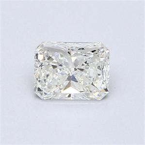 Picture of Natural Diamond 0.61 Carats, Radiant with  Cut, I Color, SI1 Clarity and Certified by GIA