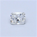 Natural Diamond 0.31 Carats, Cushion with  Cut, G Color, VS2 Clarity and Certified by GIA