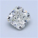 Diamante Natural 1.01 quilates, Del cojín , Color J, claridad VS1 y certificado GIA