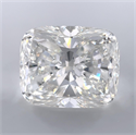 Natural Diamond 5.03 Carats, Cushion with  Cut, H Color, SI1 Clarity and Certified by GIA
