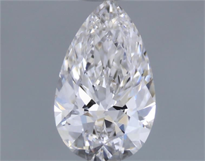 Picture of Natural Diamond 0.32 Carats, Pear with  Cut, E Color, IF Clarity and Certified by GIA