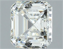Natural Diamond 2.01 Carats, Asscher with  Cut, I Color, VVS1 Clarity and Certified by GIA