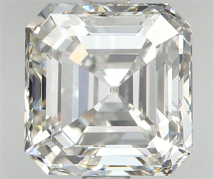 Foto Diamante Natural 1.98 quilates, Asscher , Color H, claridad VVS1 y certificado GIA de