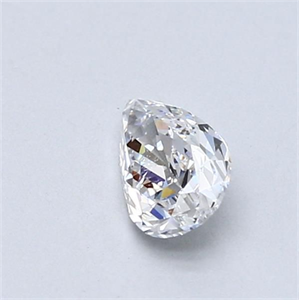 Foto Diamante Natural 0.50 quilates, De pera , Color D, claridad IF y certificado GIA de