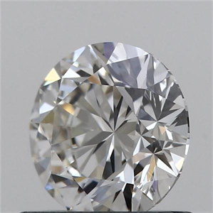 Picture of Natural Diamond 0.72 Carats, Round with Excellent Cut, J Color, VVS1 Clarity and Certified by GIA