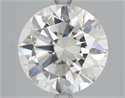 Natural Diamond 5.20 Carats, Round with Excellent Cut, F Color, VVS1 Clarity and Certified by HRD