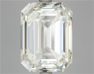 Foto Diamante Natural 6.01 quilates, Esmeralda , Color J, claridad VS1 y certificado HRD de