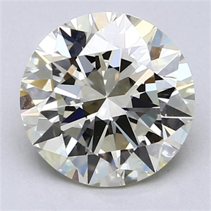 Foto Diamante Natural 2.40 quilates, Redondo , Color M, claridad VVS1 y certificado HRD de