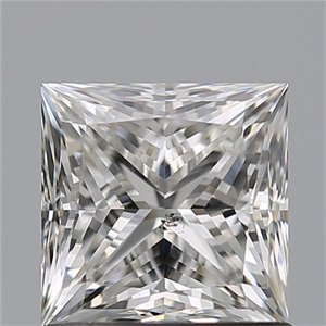 Foto Diamante Natural 1.04 quilates, Princesa , Color H, claridad SI1 y certificado GIA de