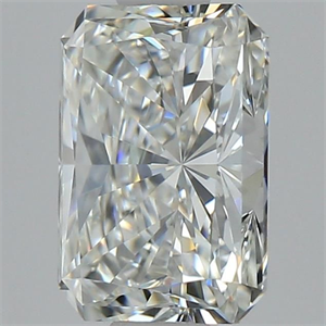 Picture of Natural Diamond 1.53 Carats, Radiant with  Cut, H Color, VVS2 Clarity and Certified by GIA