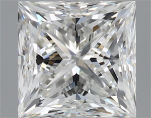 Foto Diamante Natural 1.51 quilates, Princesa , Color H, claridad VS2 y certificado GIA de