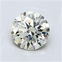 Diamante Natural 1.23 quilates, Redondo , Color M, claridad VVS1 y certificado HRD