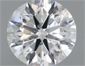 Natural Diamond 0.40 Carats, Round with Excellent Cut, E Color, SI2 Clarity and Certified by IGI